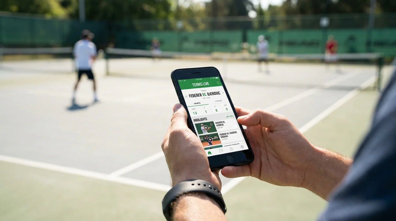 App mobile per scommesse tennis su smartphone